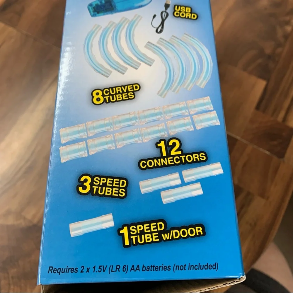 Zoom Tubes Car Trax RC Car Trax Set Twist Turn Tubular Trax Car Lites & Strobes